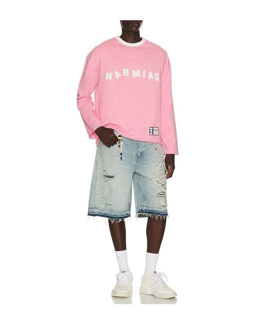 NAHMIAS Blue Venice Shorts for men