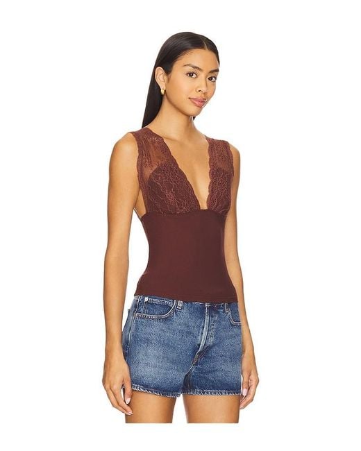 Free People Blue Power Play Cami