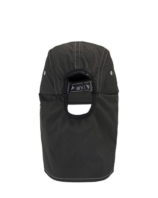 Gramicci Black X And Wander Brushed Nylon Sunshade Cap for men