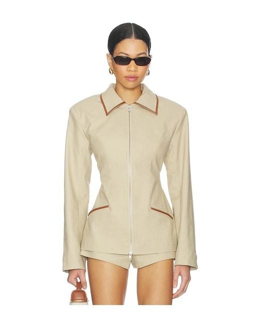 Lovers + Friends Natural Catharina Jacket