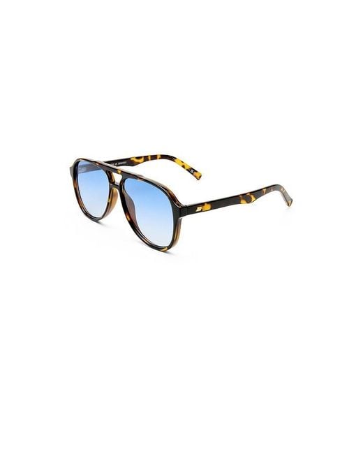 Le Specs Blue Tragic Magic Sunglasses