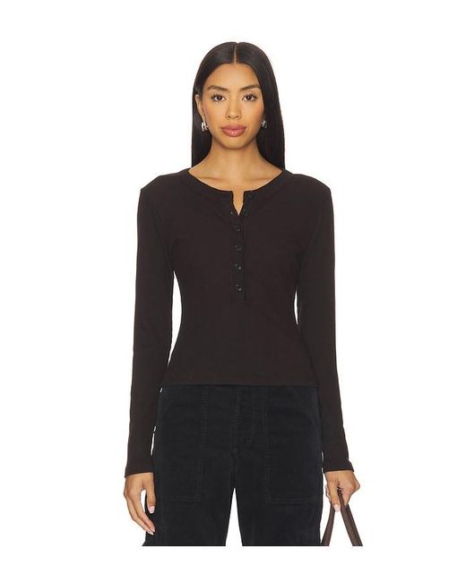 Citizens of Humanity Black Varra Henley