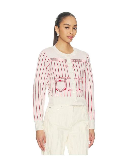 KENZO Natural Trompe 'Oeil Cardigan
