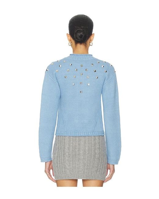 Never Fully Dressed Blue Studded Cardigan