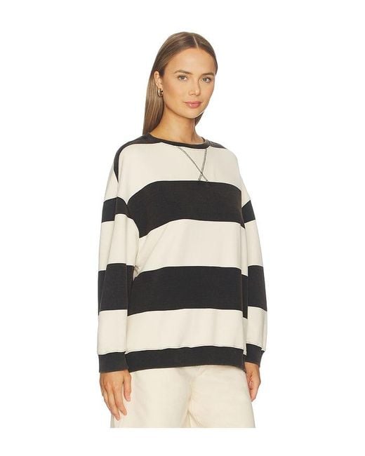 Free People Natural Classic Stripe Crew Wide