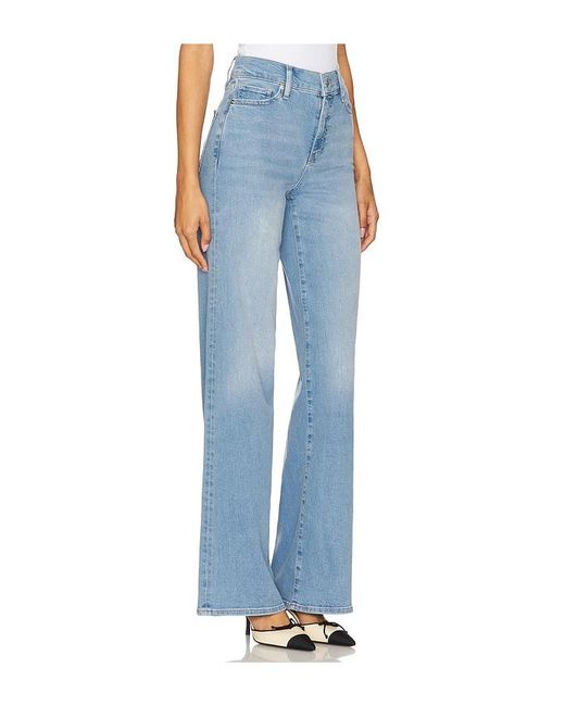 FRAME Blue Le Slim Palazzo Long Jeans