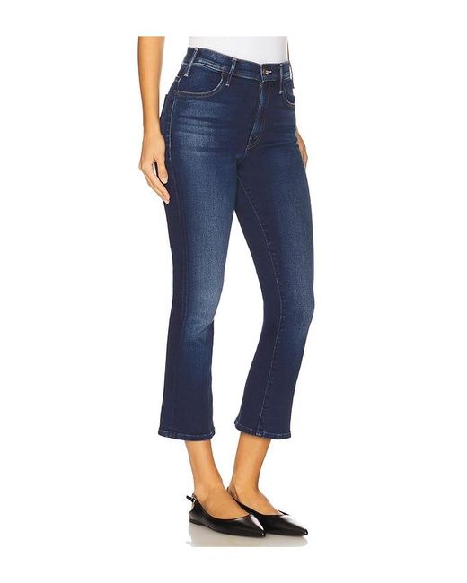 Mother Blue Lil' Petite Hustler Ankle Jeans