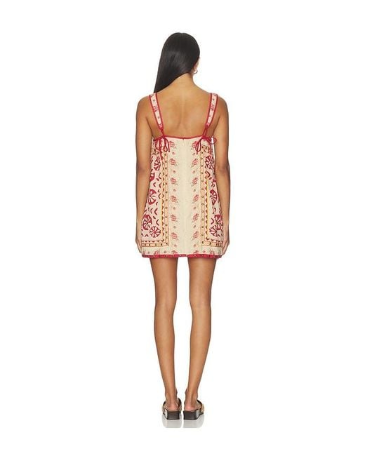 Free People Multicolor Fleur Mini Shift Dress