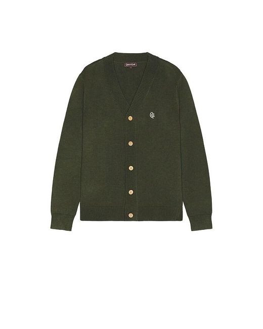 メンズ Quiet Golf Monogram カーディガン Green