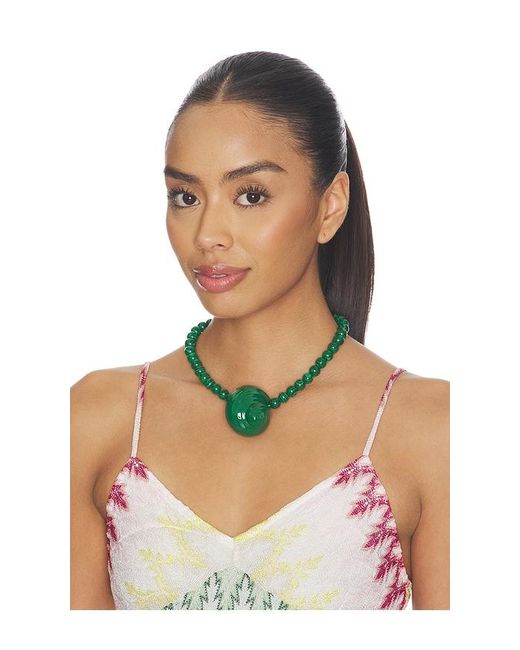 Julietta Green Mykonos Necklace