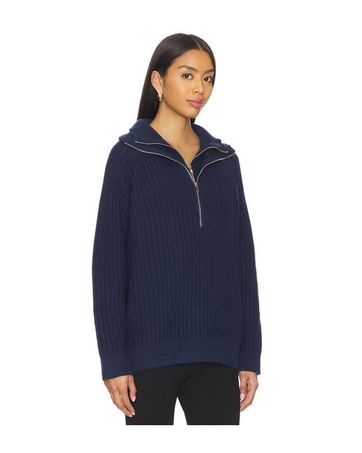Line & Dot Blue Hendrix Sweater