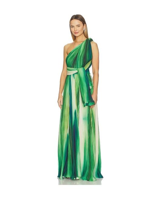 Maylé Vásquez Green Affluent Maxi Dress