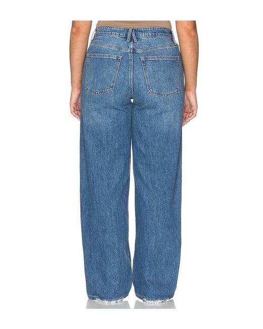 GOOD AMERICAN Blue Vintage High Wide Jeans