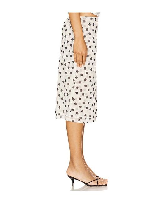 LPA White Carla Skirt