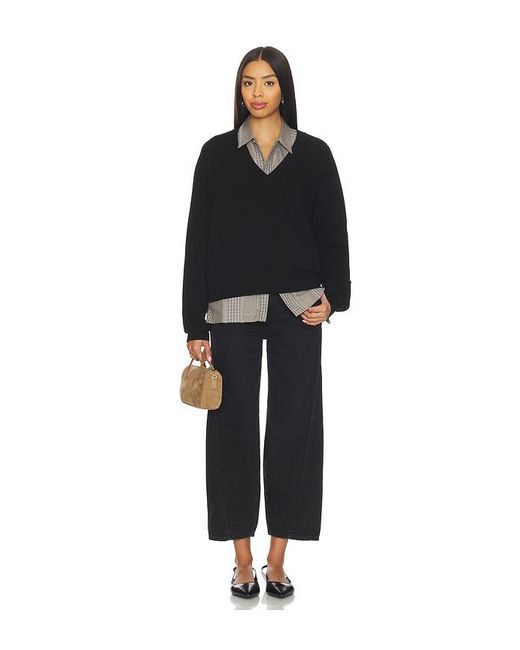 ICON DENIM Black Juno Wide Leg Jeans