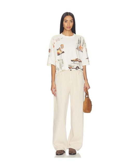 Free People Natural X Mountain View Graphic Tee