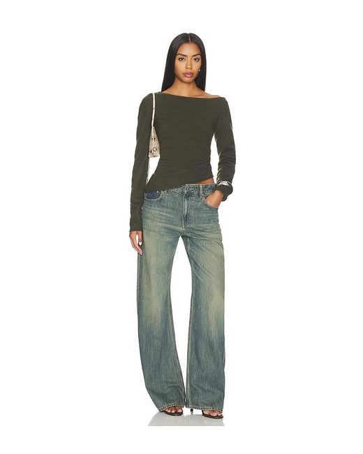 Helmut Lang Green Jeans