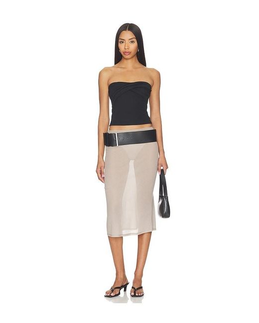 The Line By K Black Izzy Tube Top