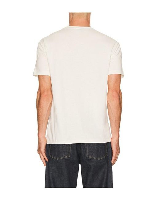 Polo Ralph Lauren White Short Sleeve Jersey Knit Novelty Denim Bear Tee for men