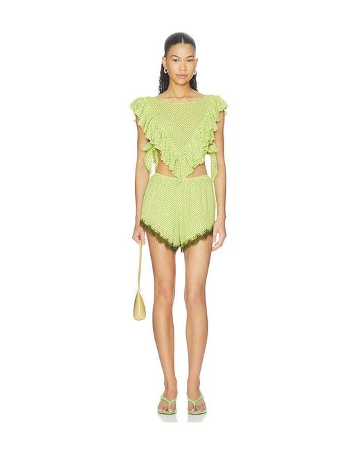 AFRM Green Cara Top