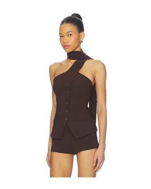 ALL THE WAYS Black Courtney Top