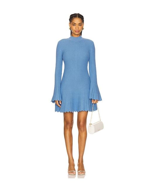 AKNVAS Blue Maja Knit Dress