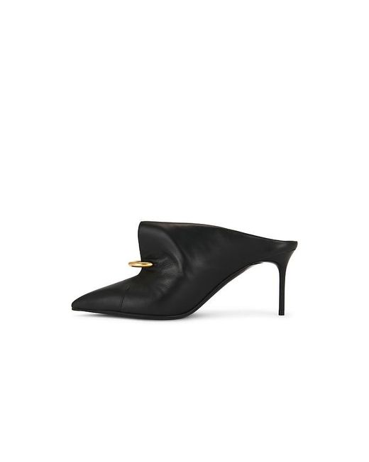 Balmain Black Pantolette Piercing