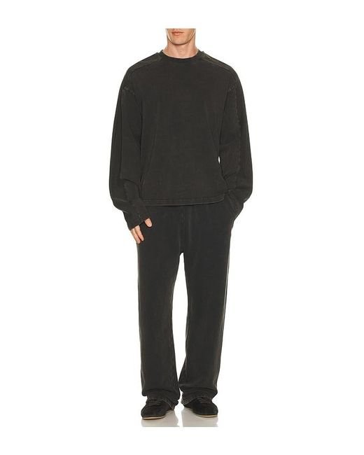 Entire studios Black Heavy Long Sleeve Tee for men