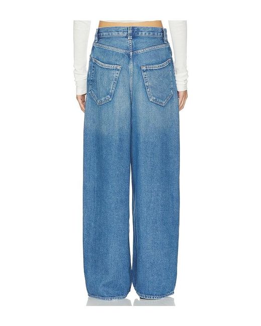 Agolde Blue Rounded Baggy Jean
