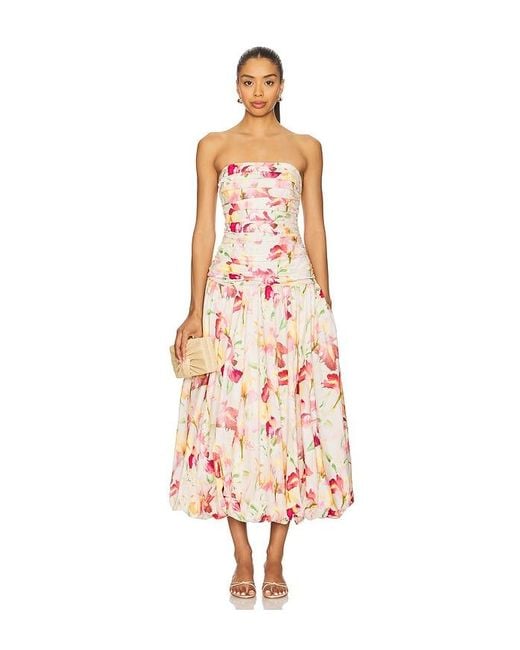 Nicholas White Despina Bubble Midi Dress