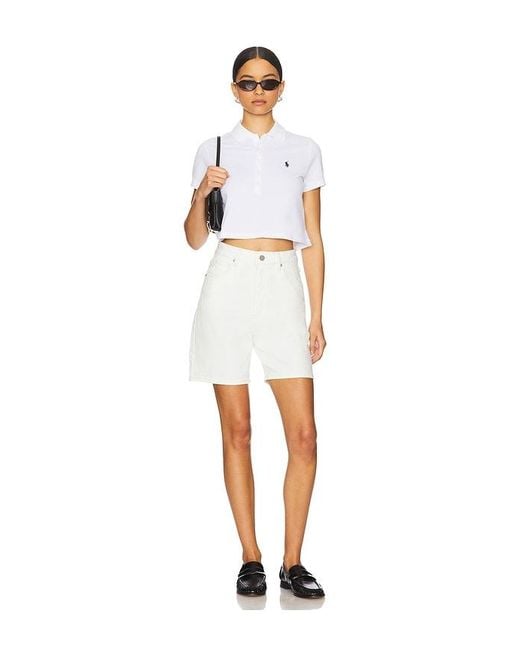 A.Brand White Carrie Short