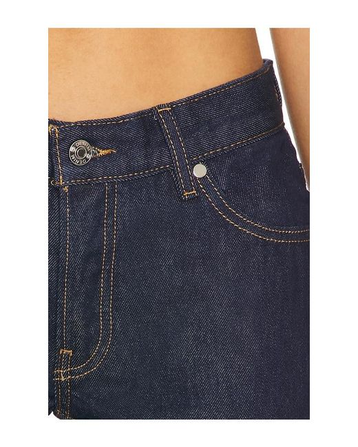 EB DENIM Blue Low Rise Straight