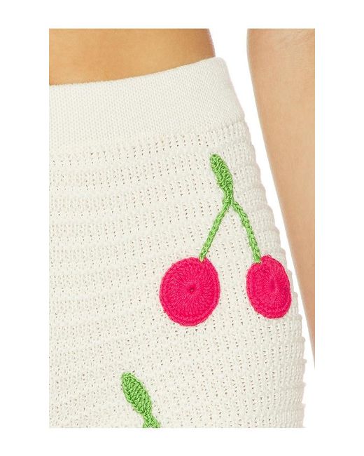 CAPITTANA White Sasha Cherry Short
