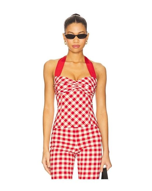 LPA Red Lizzie Top