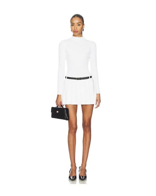 retroféte White Devika Knit Dress