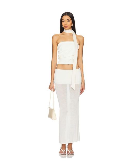 geel White Danni Skirt