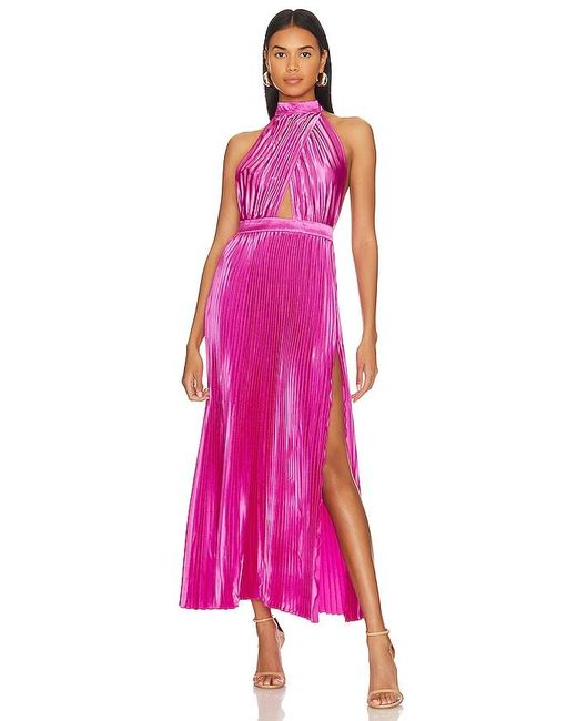 L'idée Pink Renaissance Split Gown