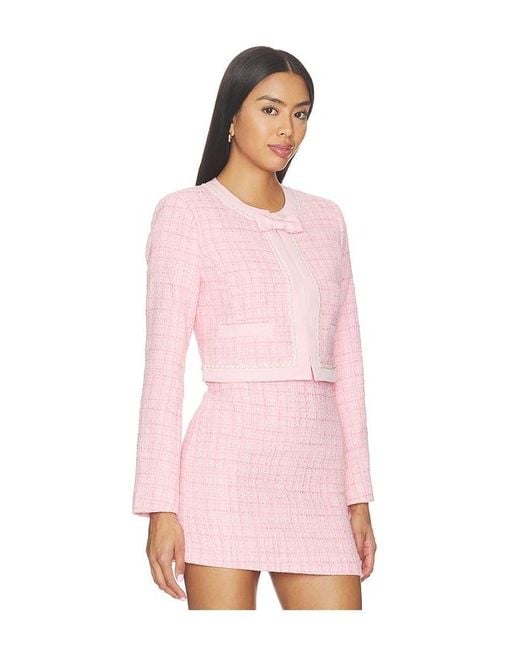 LoveShackFancy Pink Ralphette Jacket