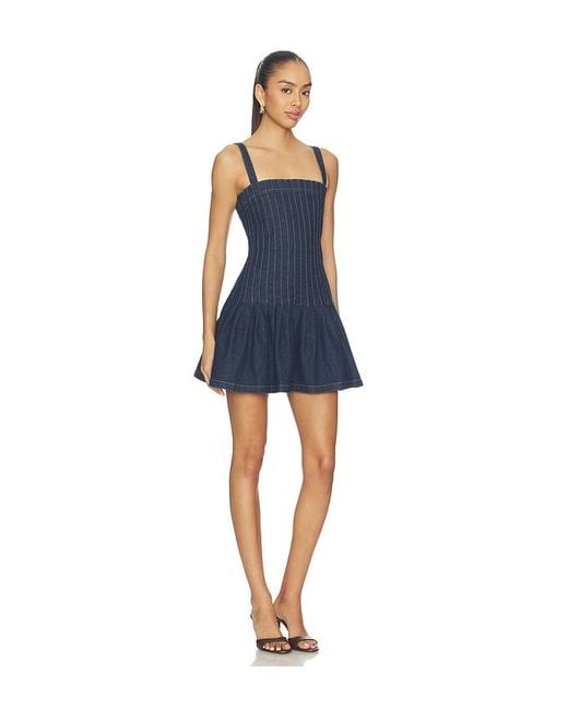 Tularosa Blue Harlow Mini Dress