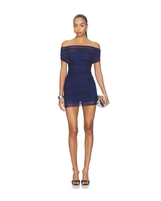 SER.O.YA Blue Bella Mini Dress