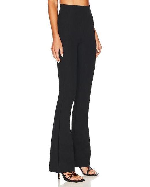 Commando Black Neoprene Flare Legging