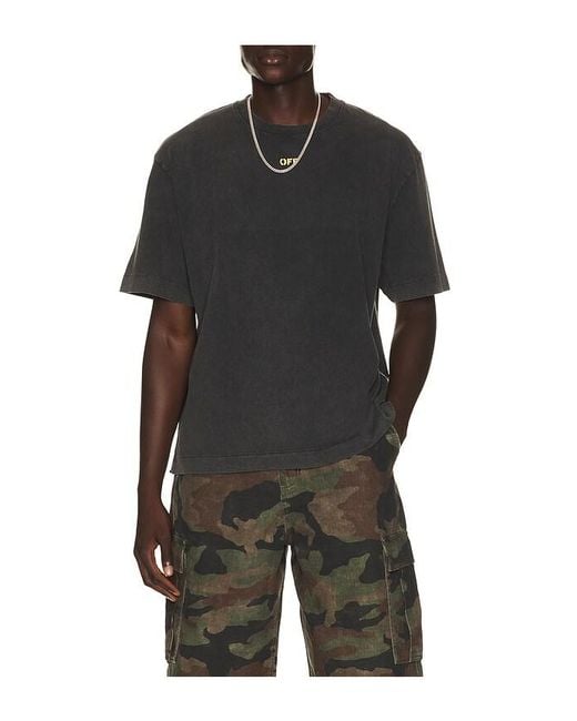 Off-White c/o Virgil Abloh Black Fallen Angel Skate Tee for men