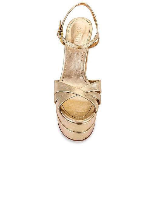 SCHUTZ SHOES Metallic Keefa High Platform