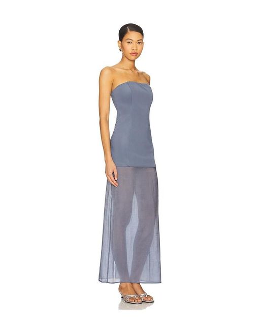 SNDY'S Blue X Revolve Chloe Sheer Dress