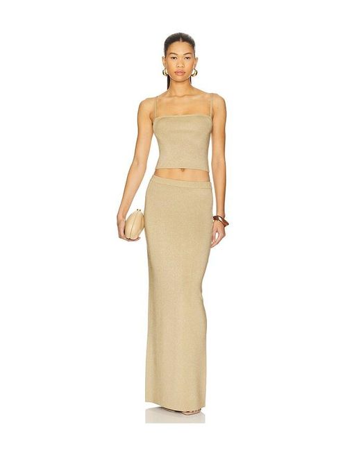 Lovers + Friends White Carla Maxi Skirt