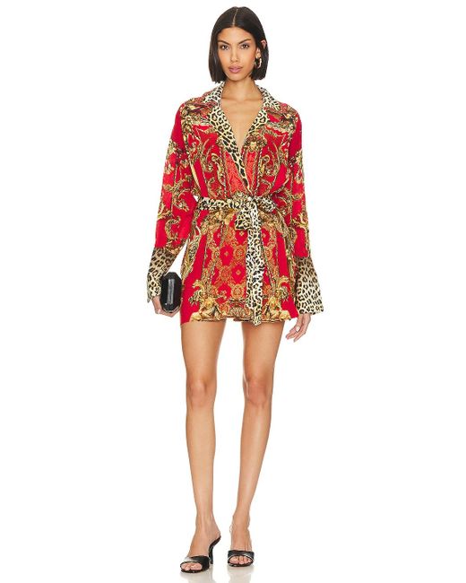 Camilla ラップミニドレス レッド Lyst