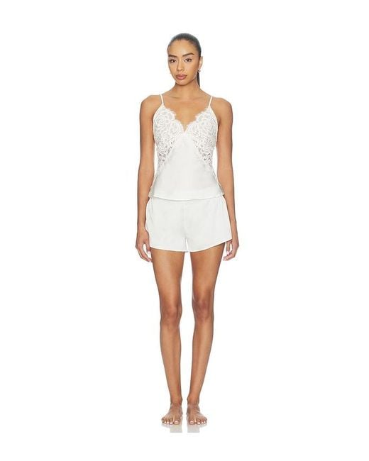 Homebodii White Peyton Cami Set