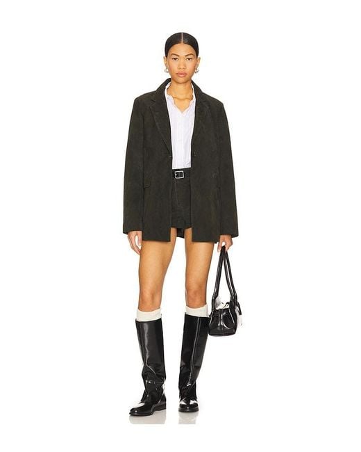 ZUT Black Madalena Suede Blazer