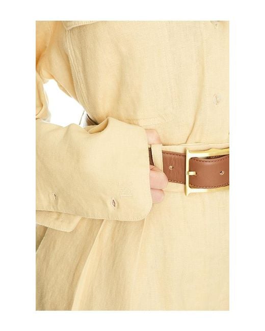 Helsa Natural Washed Linen Shirt