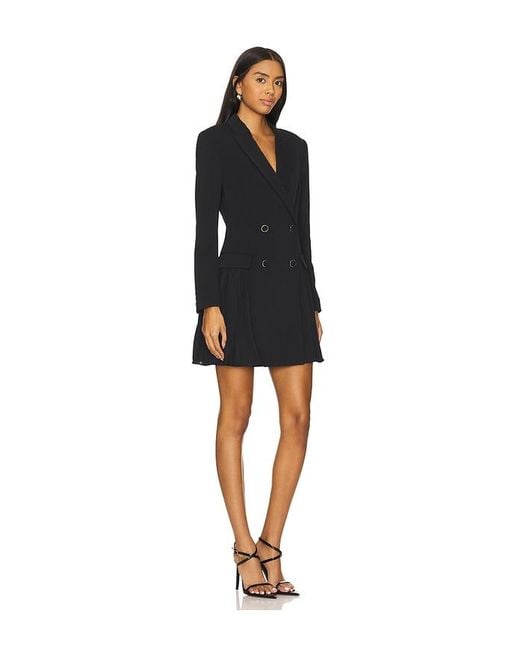 MILLY Black Noora Blazer Dress